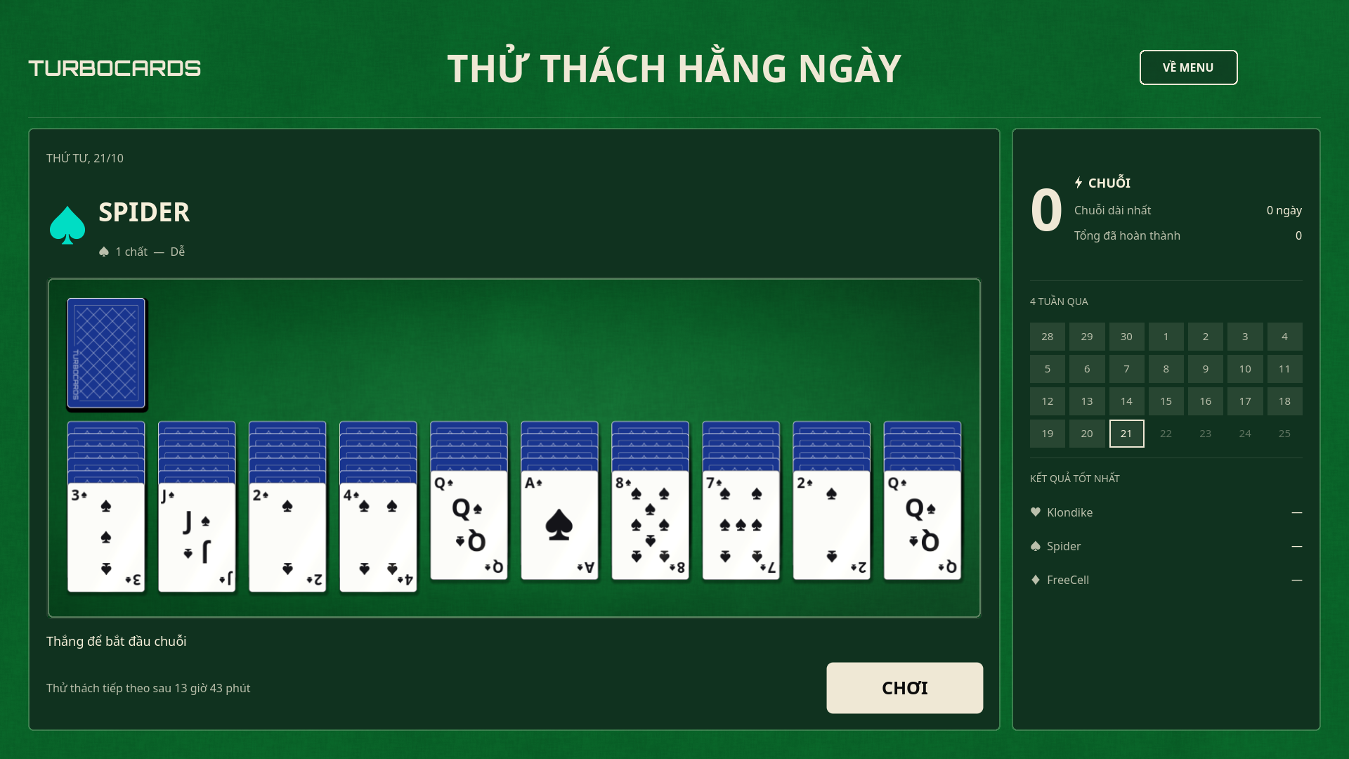 Thử thách hằng ngày